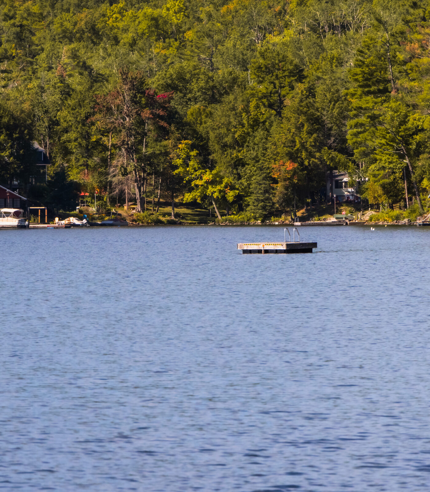 A KLC space precisely placed on a challenging rocky waterfront lot