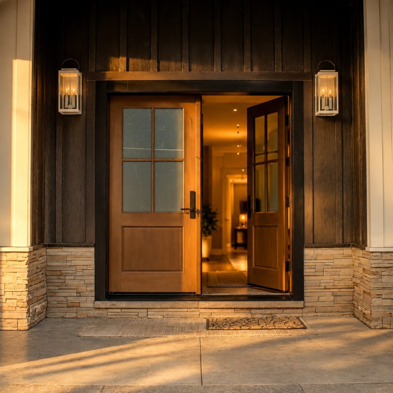 The front entry of a KLC home, welcoming you in