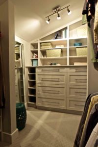 interior renovation - walk-in closet